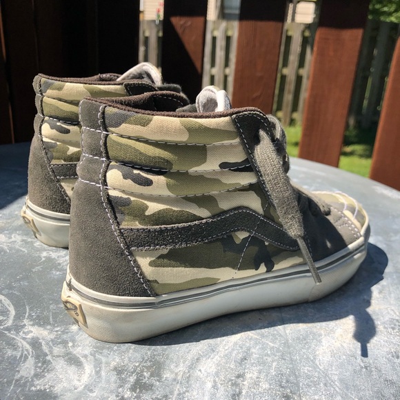 RARE Vans Skate Hi Camo 6 W 4.5 M - Picture 3 of 9
